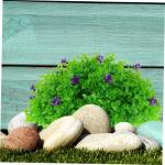 3St Dekorative Grasbälle für den Garten Eucalyptus Decoration Künstliche Pflanzenkugel Topiary-Kugeln hängen Simulation von Pflanzenkugeln Hausversorgung Partygeschenk Plastik