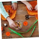 300 stuks pompoen decoratie Halloween decoratie-accessoires Halloween pompoen decoratie desktop pompoen decoratie kleine realistische pompoen kunsthandwerk kleine pompoen PU-lijm