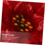 21 STK künstliche Blumen künstliche blüten Artificial künstliche weihnachtsblume Weihnachtsgirlanden blühen künstliche Pflanzen drinnen Weihnachtsdekorationen DIY Deko