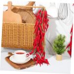 40 STK Chili-Pfeffer-Modelldekoration Mini Paprika Chiltepin-Pfeffer Obstdekor wandverkleidung Wand polsterung rote Paprika Pflanzen Wand-Chili-Anhänger Bauernpfefferdekor Schaum