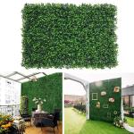 wand, 12 stuks, gazon, muur, uv-bescherming, kunstheg, plantenwand, voor tuin, achtertuin, buiten en binnen, bruiloftsdecoratie