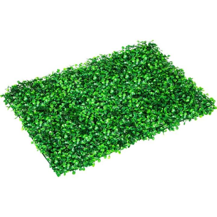 Kunstmatige plantenwand, 8 stuks, 24 x 16 inch, inkijkbescherming, heg, groen, kunstbuxus mplaat, PE, privacybescherming, , 60 x 40 cm, inkijkwerende heg, wanddecoratie, plantenwan