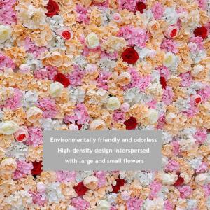 Hydrangea Rose Stil 5D Stoff Hintergrund Blumenwand, Künstliche Blumenwand Hintergrundwand, Verwendet Für Hochzeitsrequisiten, Hochzeitsarrangements, Fensterdekoration In Einkauf