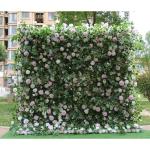 Blumen-Wandpaneel-Set, Künstlicher Wandblumen-Hintergrund, 3D-Seiden-Hortensien-Rosen-Blumenpaneel Für Fotohintergrund, Zuhause, Party, Hochzeit, Hintergrunddekoration(3M*3M)