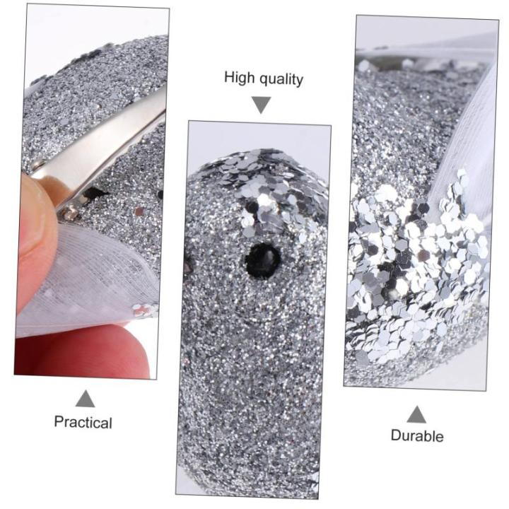4 Stück künstlicher Vogel gefälschte Vögel zum Basteln Weihnachtsvögel Dekoration Urlaub rote Vögel künstliche blüten Artificial Tiermodell künstliche Vögel Schaum Silver