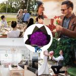 Künstlicher Rosenblumenstrauß – Bouquet, romantische gefälschte unsterbliche Rosenblumen | Hochzeitsstrauß, Home Party Dekoration für Freundin