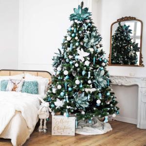Kunstkerstboom, 250 cm, diamantgrenen met kunstschaar, kunstkerstboom
