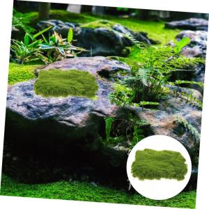 2 Stück Künstliches Moos Grün Dekor Kunstrasen Kunstrasen Puppenhaus Sandtisch Schneidbarer Rasen Schneidbare Matte Für Sandtisch Dekorativer Rasen Schneidbarer