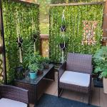 Kunstklimopslingers, 12 stuks, klimophangende slinger, ivy Leaves, kunstplant met 80 vellen om aan de muur, balkon, hek, bruiloft, thuis, party, tuin (2,2 m)