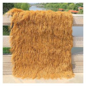 Künstliche Strohdach,Simuliertes Palmblatt-Gras-Strohdach,Gefälschtes Stroh,Künstliche Strohdachabdeckung,Künstliche Mexikanische Strohrolle,PE-Kunststoffpalmen-Dachrasenrolle 