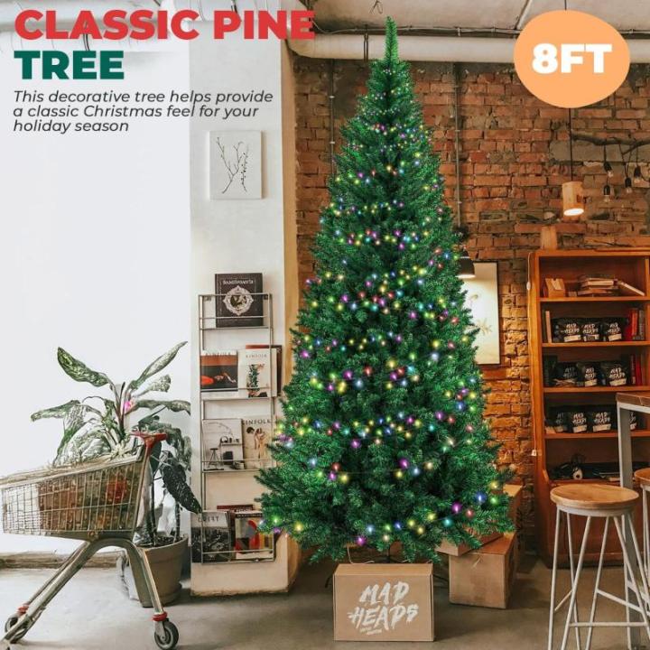 Künstlicher Weihnachtsbaum, Tanne, Bleistift, Tannenbaum, Tannenbaum, aufklappbarer Weihnachtsbaum, inklusive Ständer, Tannennadel-Weihnachtsbaum mit dicken Zweigspitzen, Weihnac