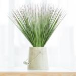 8 stuks , grasbundels, groen, grasplant, siergras, kunstgras, takken, grassenboeketten, decoratief gras voor thuis, tuin, balkon, buiten, binnen, grasrangement (groen, 8)