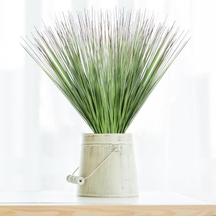 8 stuks , grasbundels, groen, grasplant, siergras, kunstgras, takken, grassenboeketten, decoratief gras voor thuis, tuin, balkon, buiten, binnen, grasrangement (groen, 8)