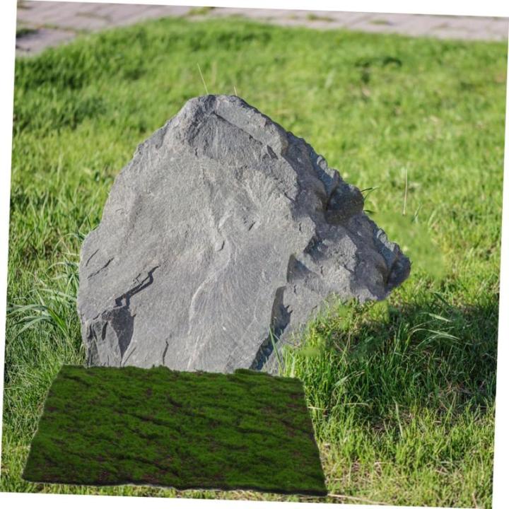 5st Simulierter Moosrasen Kunstrasenmatte Gras-Wand-dekor Balkon-sichtschutz Grüne Hintergrundwand Graswand Im Hintergrund Kunstgraswand Grüner Rasen Balkon Teppich Perlenbaumwol