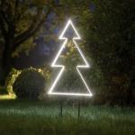 LED-Baum 180 LEDs, 51 cm hoch, mit Bodenstecker, Tannenbaum Outdoor S