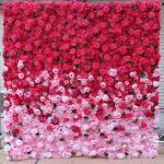 Blumen-Wandpaneel-Set, Künstlicher Wandblumen-Hintergrund, 3D-Seiden-Hortensien-Rosen-Blumenpaneel Für Fotohintergrund, Zuhause, Party, Hochzeit, Hintergrunddekoration(3M*3M)