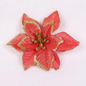 10/20/40pcs Weihnachtsbaum Dekorationen Künstliche Blumen Glitzer Faux Hochzeit Blumen Ornamente Für Weihnachtsbaum Neues Jahr Home Outdoor Dekoration