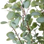 Eucalyptus Kunstplant, 180 cm, eucalyptus, decoratie voor binnen en buiten, moderne decoratie, , plastic planten in pot, voor thuis, slaapkamer, kantoor, tuin (1 stuks)
