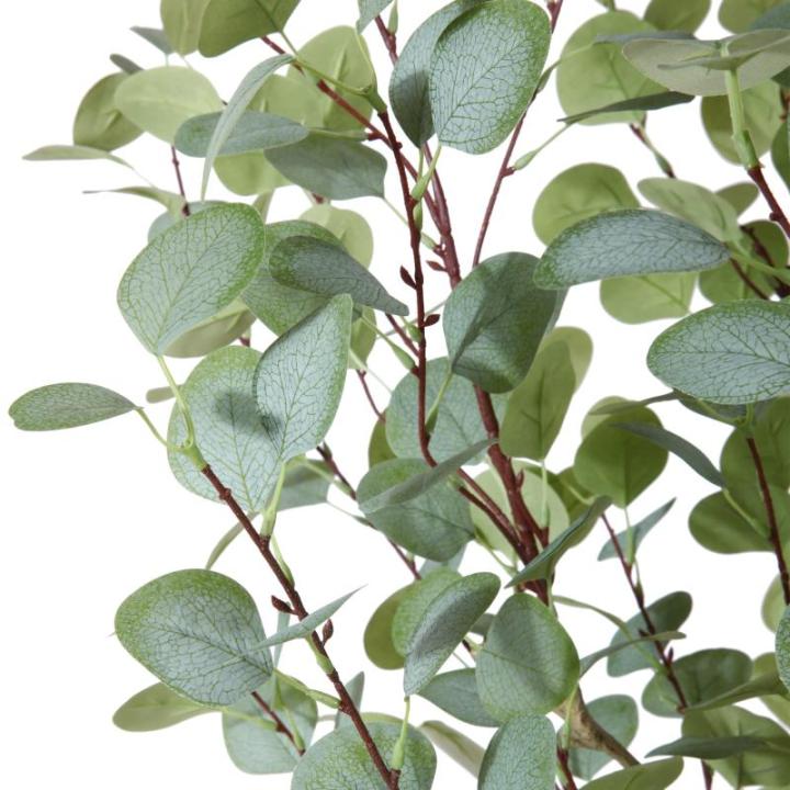 Eucalyptus Kunstplant, 180 cm, eucalyptus, decoratie voor binnen en buiten, moderne decoratie, , plastic planten in pot, voor thuis, slaapkamer, kantoor, tuin (1 stuks)
