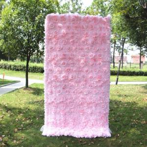 Simulation Rosa Hintergrund Rosenwand, Hochzeit Kunststoff Blumenreihe Rasen Künstliche Bildwand Hochzeitsdekoration Für Kulissen Hochzeit Wanddekoration Herzstück Dekoration Ar