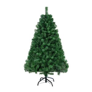 Kunstkerstboom, 120 cm (diameter ca. 60 cm), 260 takken, kerstboom met snelopbouw, klapsysteem, bevat kerstboomstandaard, eenvoudige montage, vlamvertragend pvc-dennenboom