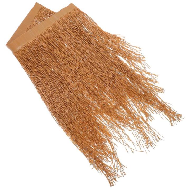 2 Stück Simuliertes Stroh Rasen Dekor Mexikanisches Strohdach Garten Strohdach Für Vogelscheuchen Kostüm Künstliches Strohdach DIY Strohdach Simulations Stroh Ornament