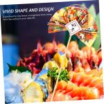 2St Blumenstab Blumenarrangement spaß Stick essstã¤bchen Ostern Cupcake Picks dekorative Blumenpflücker fächerförmiges Dekorpick Blumenpflücker selber Machen Plastik Golden