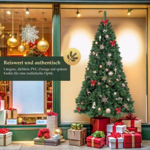 , kunstkerstboom, 120-240 cm, met kerstboomstandaard