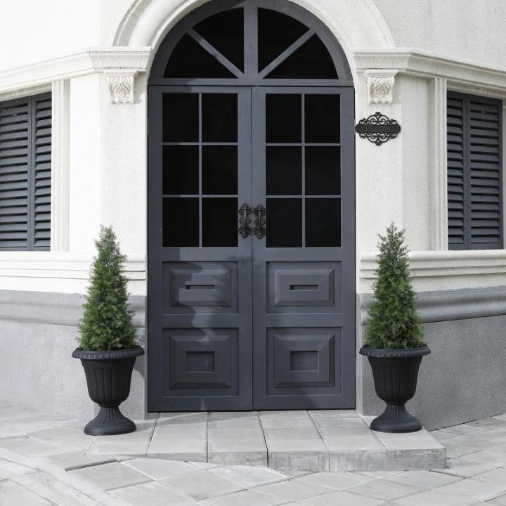 Kunstplant ceder 90 cm in pot, coniferen kunstmatig outdoor UV beschermd voor huis woonkamer tuin veranda decoratie (1 stuks)