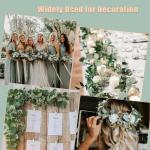 eucalyptus decoratie simulatie groene eucalyptus laat takken zilveren dollars eucalyptus plant bulk voor bruiloft, tuin, huis, kantoor decoratie (groen, 48 stuks)