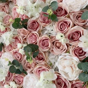 Champagner-Rosen, Weiße Blumen, Künstliche Blumen-Wandpaneele, Künstliche Hortensien-Rosenblüten Aus Seide, Hochzeit, Party, Süßigkeiten, Wand, Schaufenster, Festlicher Blume