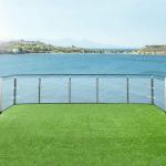 Premium Kunstrasen für Garten Balkon Terrasse Realistische Rasenmatte für den Außenbereich (500 x 200 cm)