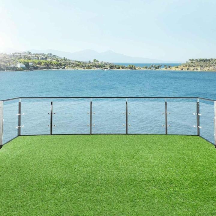 Premium Kunstrasen für Garten Balkon Terrasse Realistische Rasenmatte für den Außenbereich (500 x 200 cm)