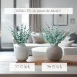 Eucalyptus decoratie 36 stuks, eucalyptus, eucalyptus, eucalyptus, eucalyptusplant, kunstmatige eucalyptus, eucalyptus-takken