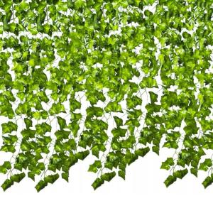 Ivy kunstmatige klimop slinger wanddecoratie 19732, grootte: 12,6 m