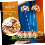 2St Blumenstab Blumenarrangement spaß Stick essstã¤bchen Ostern Cupcake Picks dekorative Blumenpflücker fächerförmiges Dekorpick Blumenpflücker selber Machen Plastik Golden