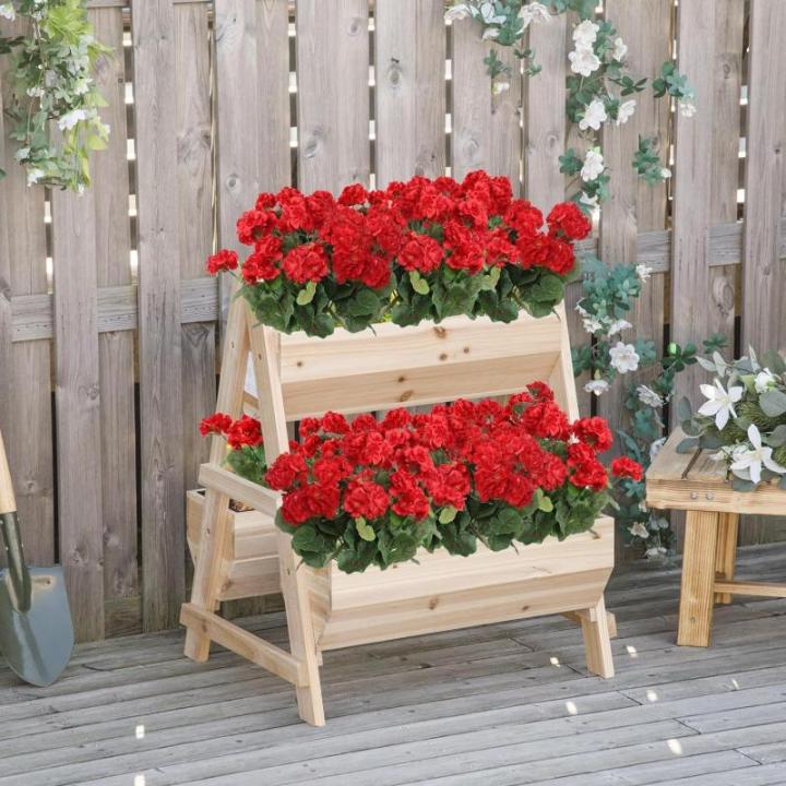 3 stuks , zijden geraniumbloemen met groene bladeren, realistisch nep-geraniumboeket voor tuin, thuiskantoor, feest, bruiloft, tafeldecoratie, rood