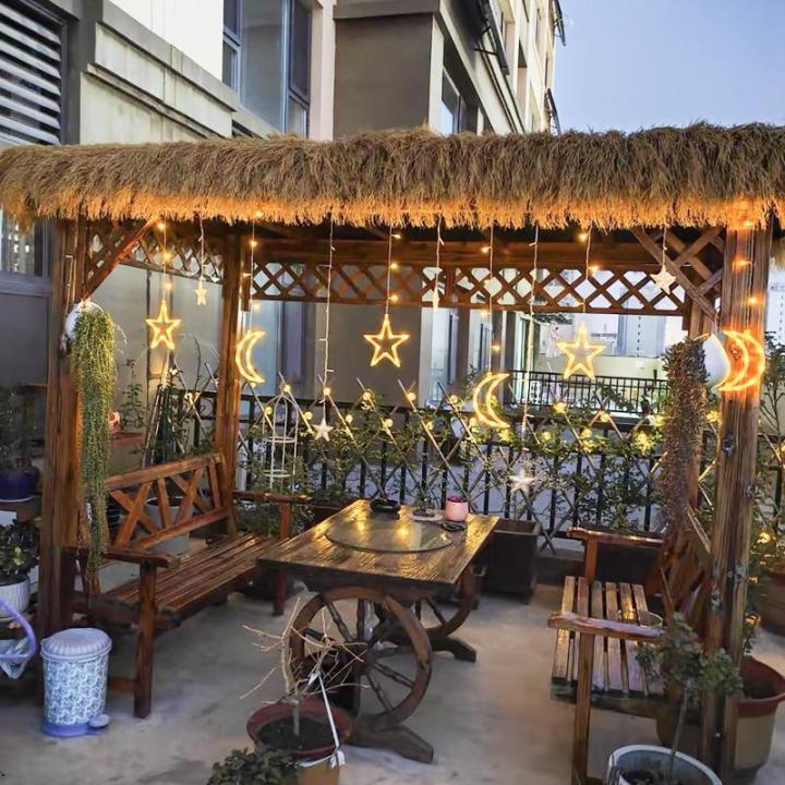 Kunststrodak, mat, kunststrodak, synthetisch strodak, kunstpalmstrorollen, kunststof PE-strodak, voor tuin, terras, paviljoenen, 1 x 17 m, 39,4 x