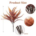 12 stuks herfst outdoor 40 cm kunstgras vallen plant Boston nep varen plant UV-bestendige grassen decoratie voor tuin terras paden veranda