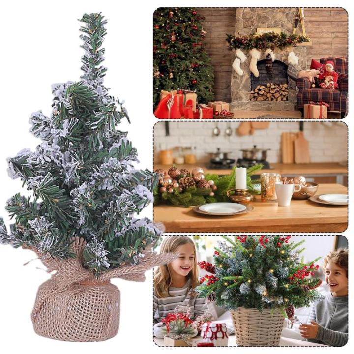 Tisch-Weihnachtsbaum,Weihnachtsbaum klein, Miniatur-Weihnachtsbaum-Tischdekoration, Niedliche Miniatur-Schneebaum-Weihnachtsdekoration, Heimdekoration, Tischdekoration für Wohnzim