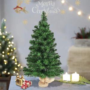 künstliche Mini-Kiefer mit kunststoffständer für schaufenster, büro, kinderzimmer, urlaubsdekoration, Kleiner Weihnachtsbaum, der Neue