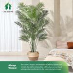 Kunstpalm, 190 cm, grote kunstplant in pot, kunststof palm, ziet eruit als een echte plant, decoratie voor woonkamer, balkon, slaapkamer, kantoor, cadeau voor een housewarming (2 s