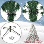 Kerstboom Luxe 210 cm medium groen/douglas Kunstkerstboom PE/PVC Mix Kunstmatige Dennenboom