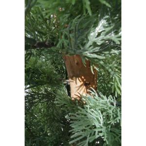 Cedar 7506-7505-7504-7503-7502-7501 Künstlicher Zypressen-Formschnitt-Baum, UV-geschützt, Kunststoff, Zedernholz Extra Buschig, 130 cm
