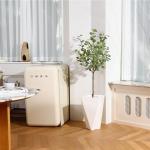 Eucalyptus Kunstplant, 120 cm, eucalyptus, decoratie voor binnen en buiten, moderne decoratie, , plastic planten in pot, voor thuis, slaapkamer, kantoor, tuin (1 stuks)