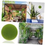 2St Simulierter Moosball Kunstmooskugeln als Vasenfüller fensterdeko selber Machen gartenmoos schmuck kunstpflanze kunstplflanze Party Mooskugel simuliertes Mooskugeldekor Schaum