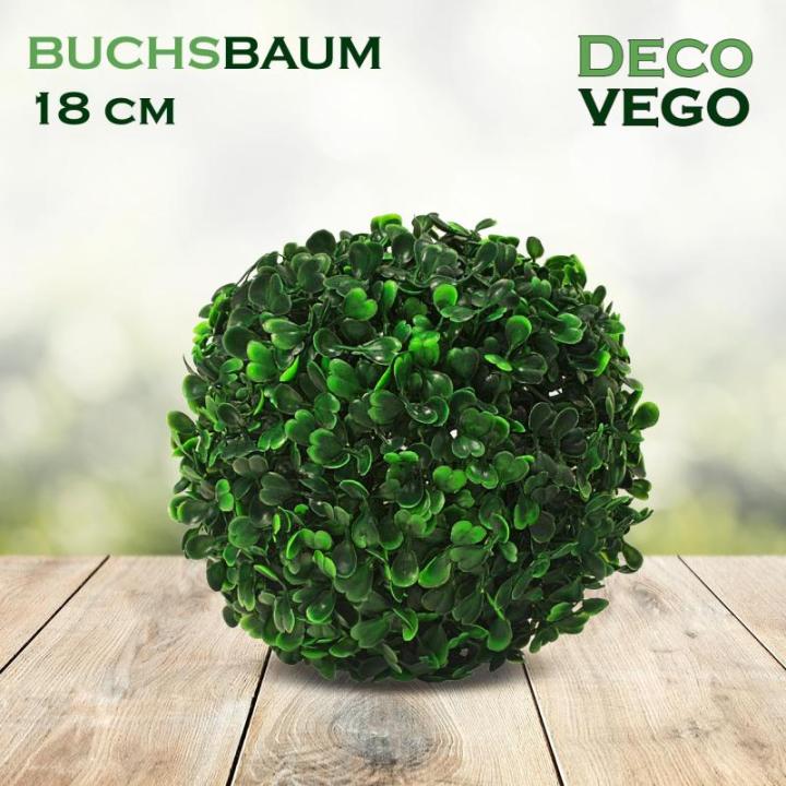 Decoratieve buxusboom selectie 8-55 cm kunstbuxusbal bal kunstmatige planten plant boekbal kunstplant, diameter: 18 cm