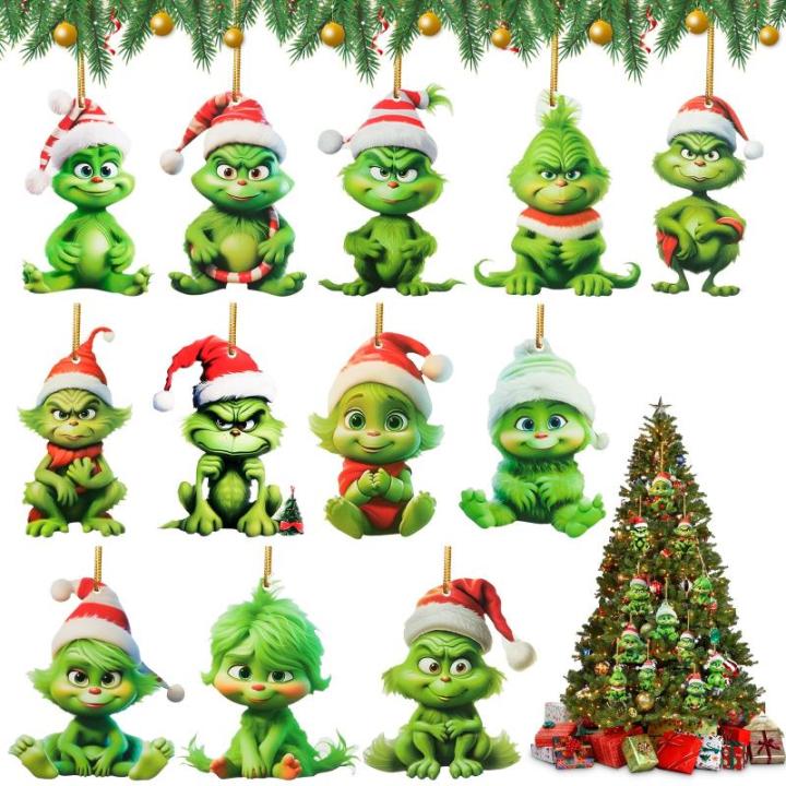 Kerstdecoraties - 12 stuks