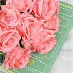 Realistische künstliche Rosensträuße für Küche, Garten, Hochzeit, Tafelaufsatz, Dekoration, 12 Stück