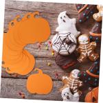 160 Stk Halloween-Kürbis künstlicher Kürbis Zierschaum handgemachter Schaum Kürbisse zum Basteln DIY Dekor Ornament Festverzierung Kürbisbrett Handbuch schmücken Aufkleber Ki
